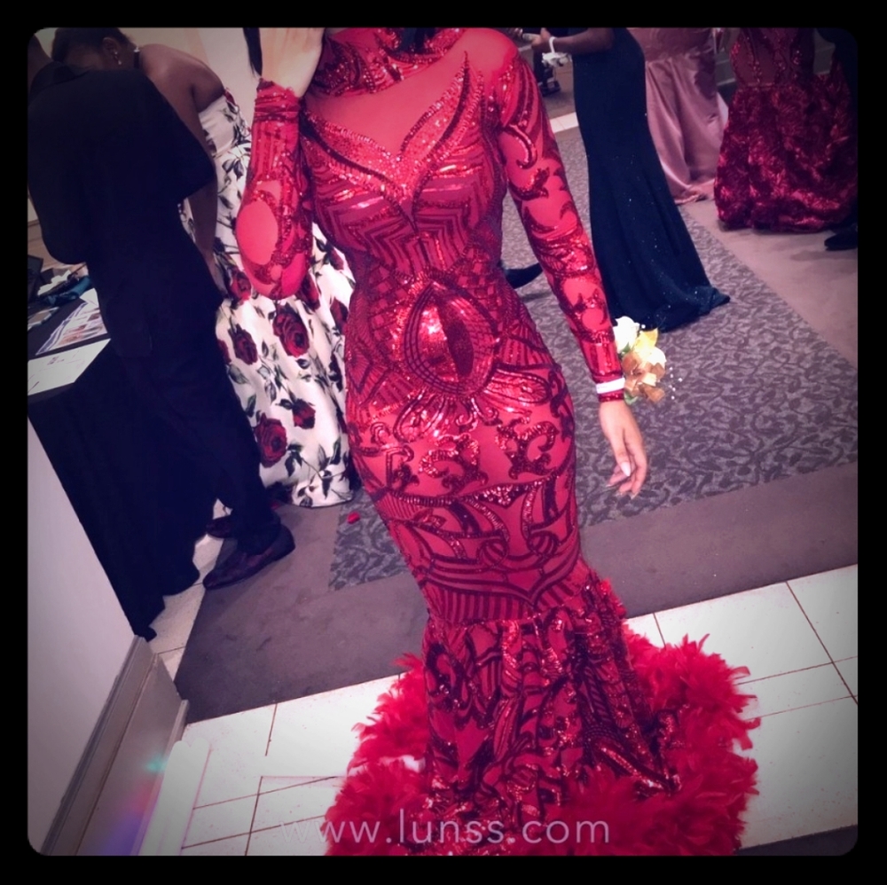 Looking for a similar red dress